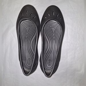 Iconic Crocs Comfort Women's Slip Shoes Black Size 7W